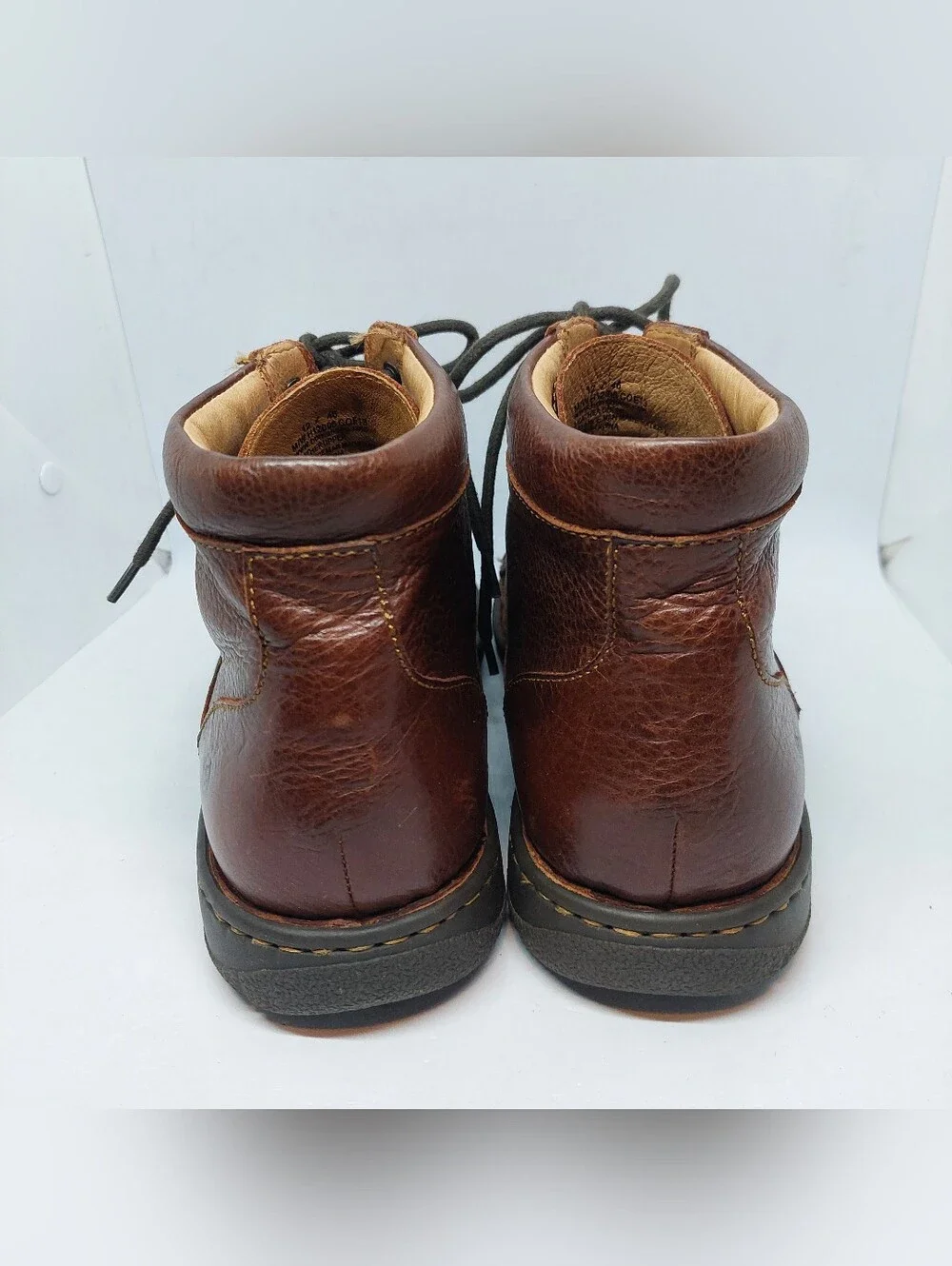 Born Chukka Boot Lace Up Dark Brown Leather Men's Size 12MW Casual Classi Shoes